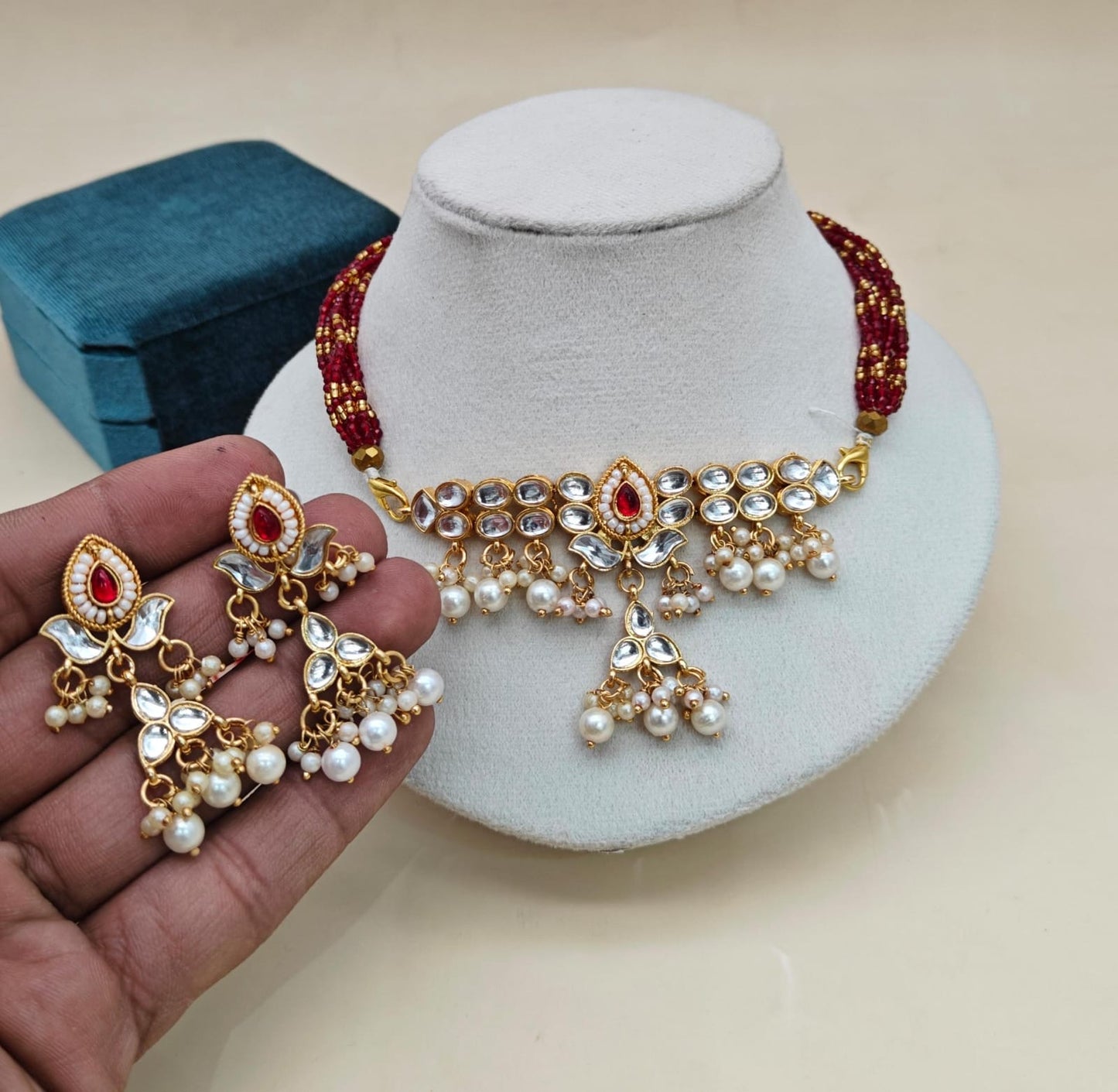 Rajputi Kundan Choker Set