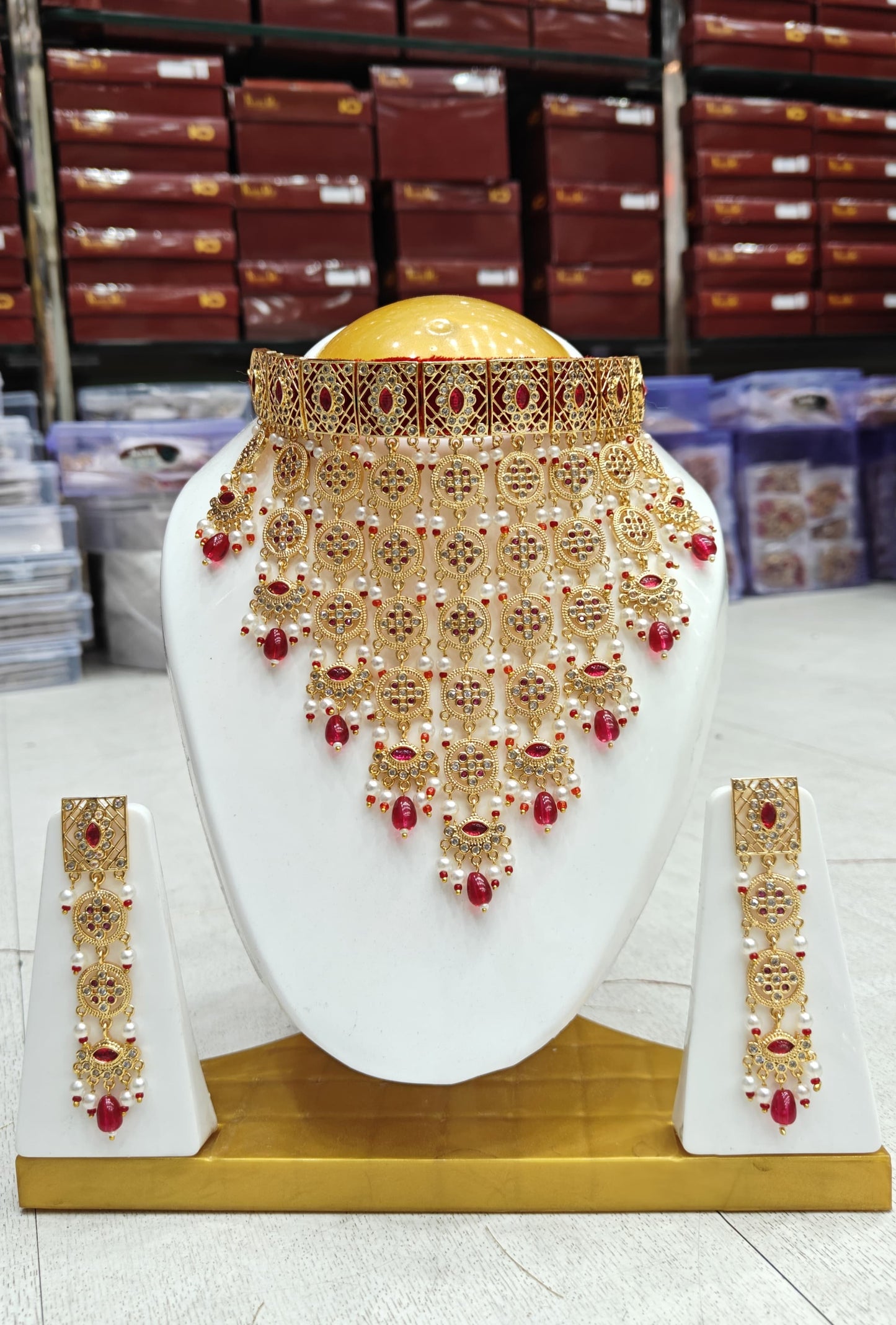 Rajwadi Aad Jewellery Set