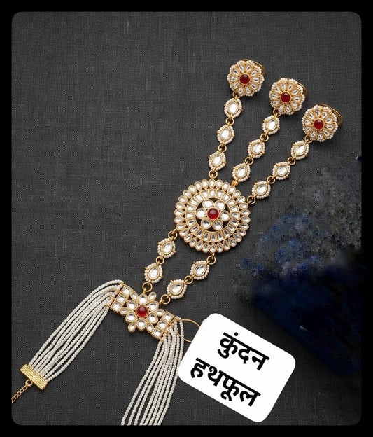 Kundan Hathphool (Pair)