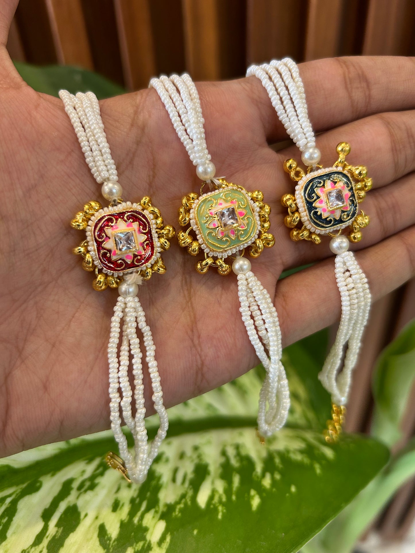 Kundan Rakhi For Girls 🔆🌻