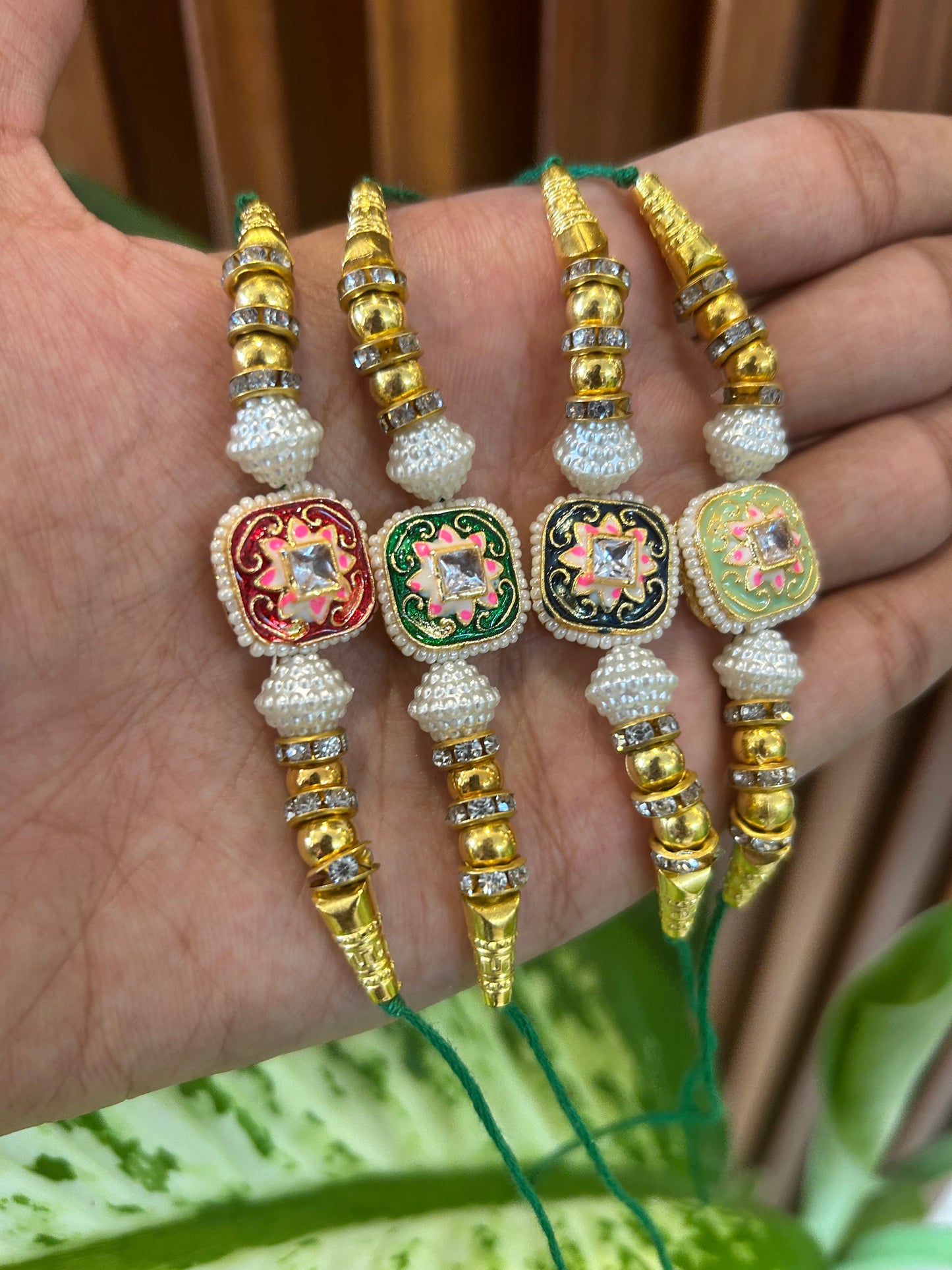 Handmade Kundan Rakhi Combo For brothers 💪🔥