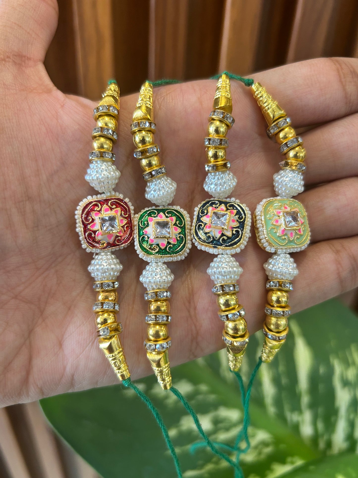 Handmade Kundan Rakhi Combo For brothers 💪🔥