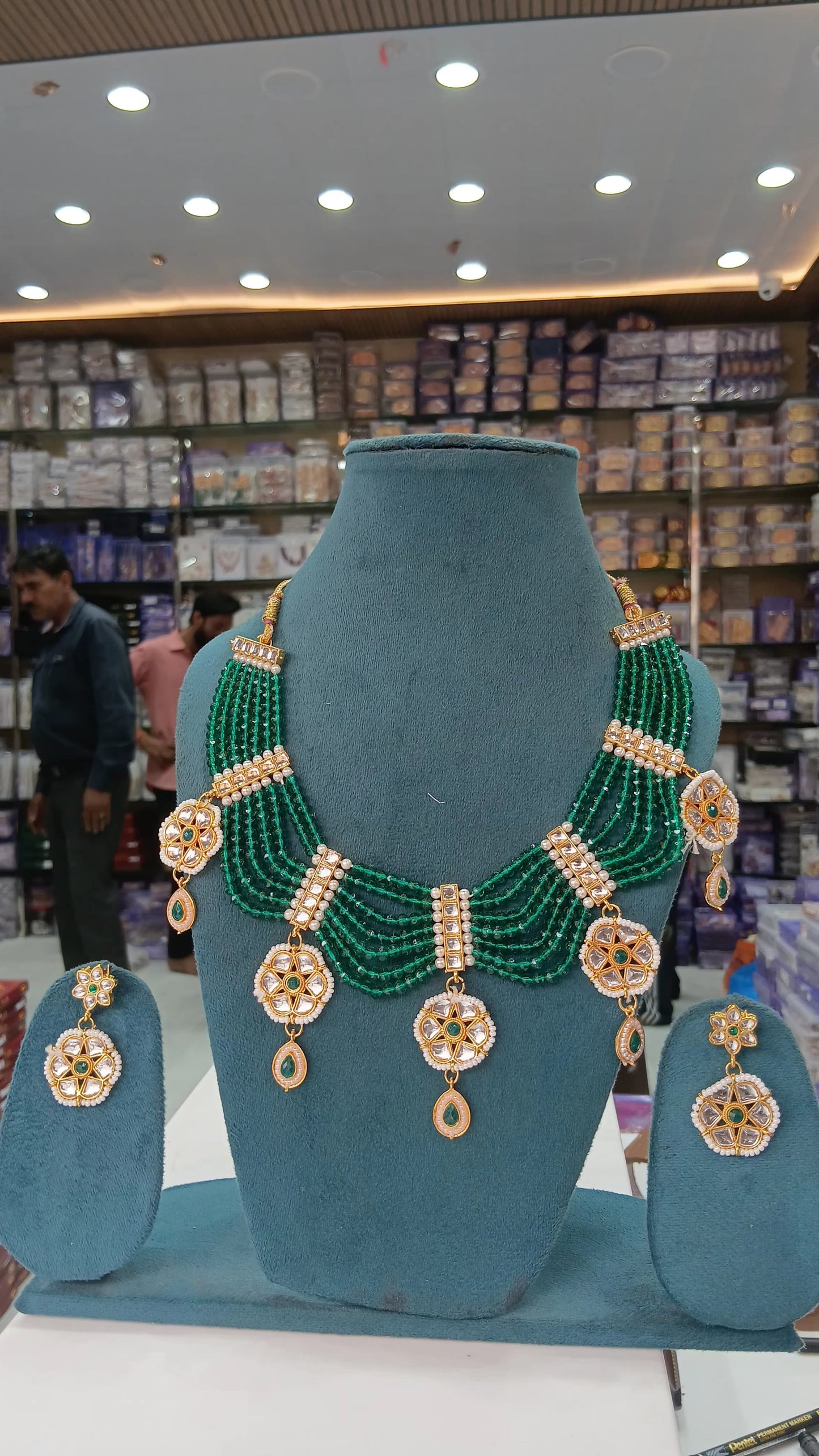 Jhalar chatai Necklace Set