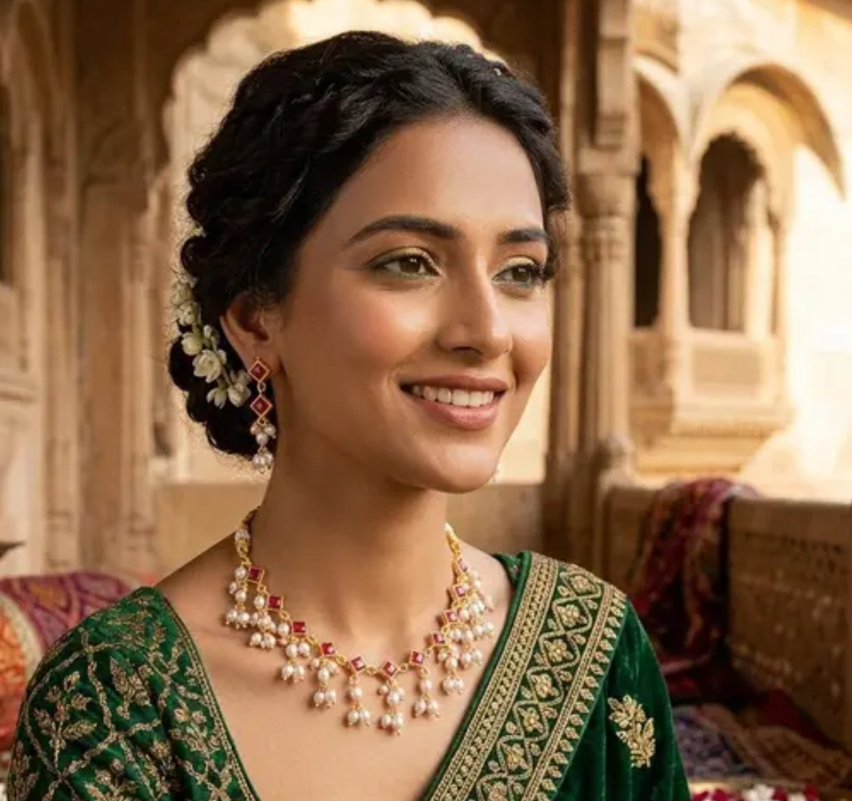 Kundan chokar set
