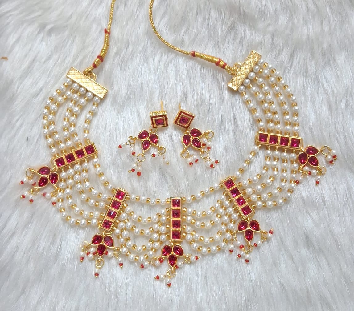 Pearl Choker Set
