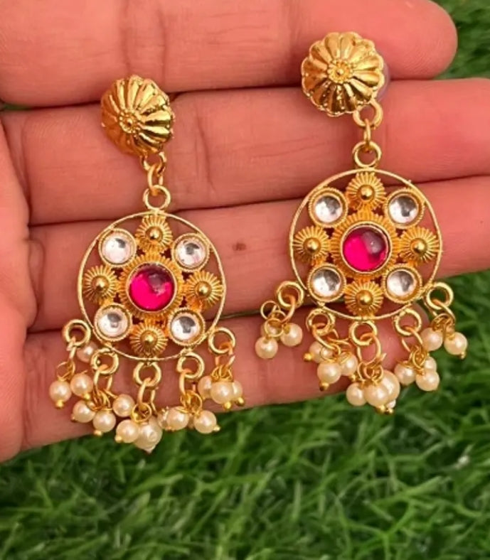Rajputi Golden Aad Jewellery Set
