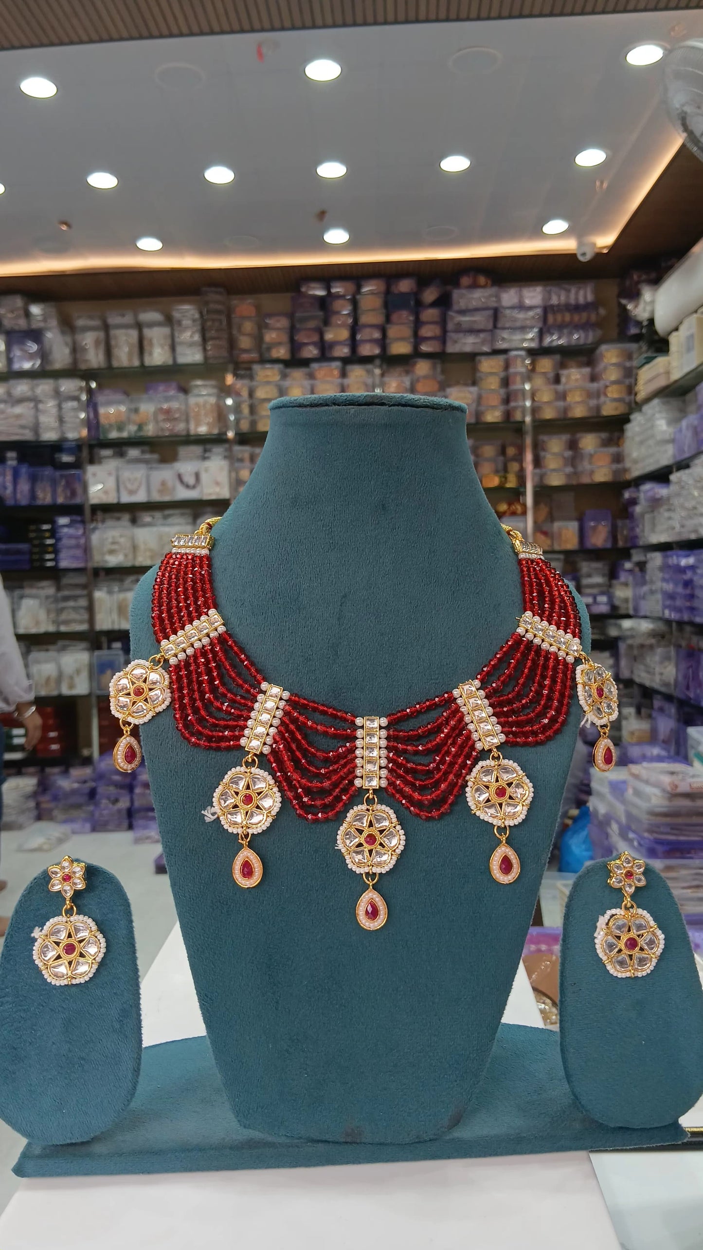 Jhalar chatai Necklace Set