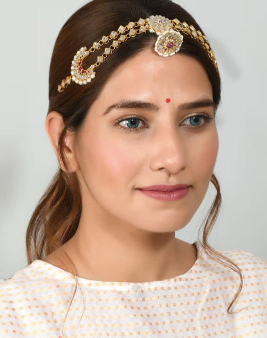 Seeshpatti with borla